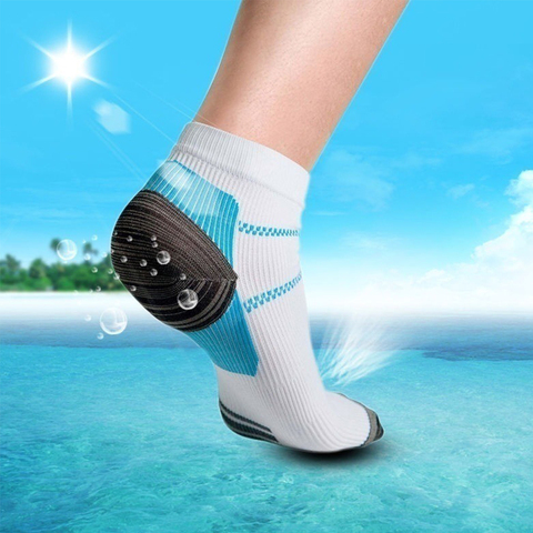 1 Pair High Quality Foot Compression Socks For Plantar Fasciitis Heel Spurs Arch Pain Comfortable Men Socks Venous ankle sock ► Photo 1/6