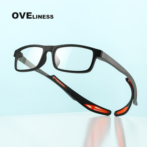 Fashion Sport Glasses Frame Men Optical basketball men's eyeglasses frames Myopia Prescription glasses tr90 eyewear Spectacles ► Photo 1/6