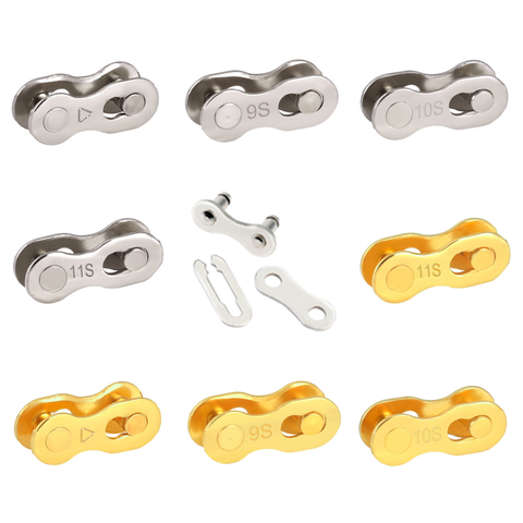 6/7/8/9/10/11 Speed Bicycle Chain Link Connector Joints Magic Buttons Speed Quick Master Links Chain Mountain Bike Accessories ► Photo 1/6