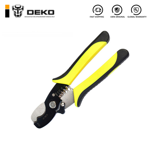 DEKO Multifunction Cable Stripper Wire  Cable Scissors Electrical Tools Peeler Skinning Pliers ► Photo 1/5