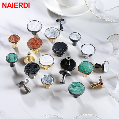 NAIERDI Nordic Zinc Alloy Wall Hooks Cabinet Knobs Handles Hanging Hooks for Hanging Hat Bag Coat Kitchen Handle Dresser Pulls ► Photo 1/6