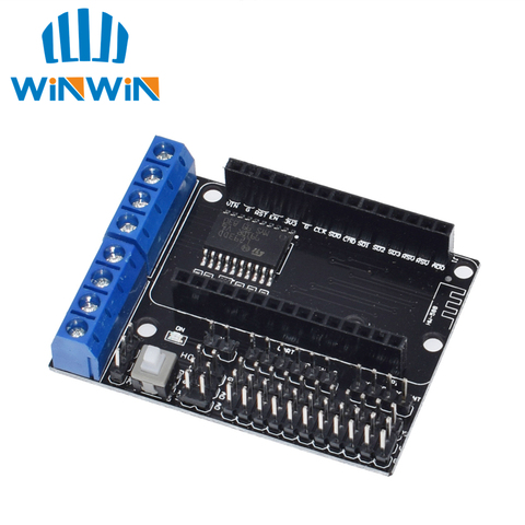 1pcs NodeMCU Motor Shield Board L293D for ESP-12E from ESP8266 esp 12E kit diy rc toy wifi rc smart car remote control ► Photo 1/6