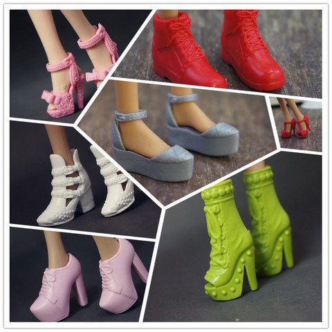 the shoes suit for 2.2CM Foot Length Doll Shoes Multi-Joints Doll Sandals High Heel Shoes Casual Shoes  Shoes wave 5 ► Photo 1/6