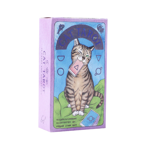 Cat Tarot Cards Magic  Full English Read Fate  Deck Board Game Family Playing Birthday Gift ► Photo 1/6