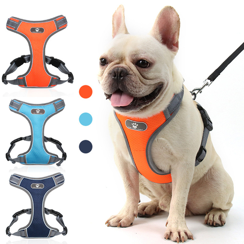 Reflective Pet Dog Harness Large Dogs No Pull Harnesses Big Dog Breathable Mesh Vest For Labrador Pitbull Husky Training Walking ► Photo 1/6