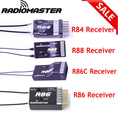 Radiomaster R88 R86C R86 R84 4CH 6CH 8CH Receiver Receptor SBUS RSSI Compatible FRSKY D8 D16 TX16S SE RC FPV Drones ► Photo 1/6