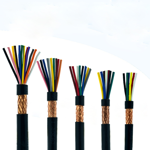 5 Meters RVVP Shielded Electrical Wire 6  7  8  10  12 Pin 0.3 / 0.5 / 0.75 / 1 / 1.5 mm Audio Signal Cable Copper Wire ► Photo 1/6