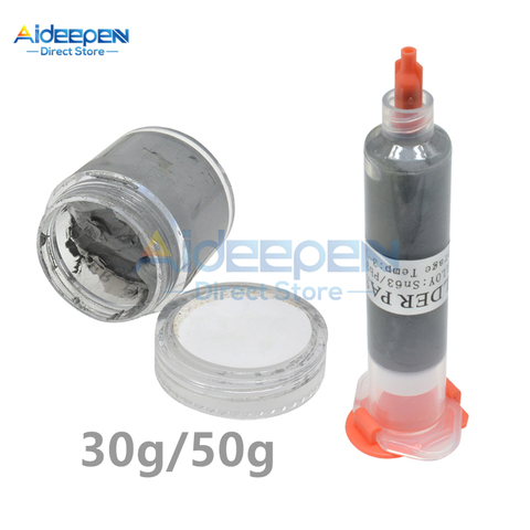 30g 50g Mechanic Solder Paste Sn63/Pb37 Solder Paste Flux Syringe Mobile Phone PCB Repair For Solder Iron Station Welding Fluxes ► Photo 1/6