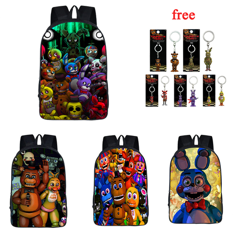 New Five Nights At Freddy's FNAF Bear Figure Toys Student School Bags Boys  Girls Backpack Kids Christmas Birthday Gift Toys - Price history & Review, AliExpress Seller - CODOMO Playground Store