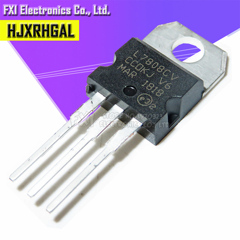 10PCS L7808CV TO220 L7808 TO-220 7808 LM7808 MC7808 stabilivolt voltage-regulator tube New original ► Photo 1/2