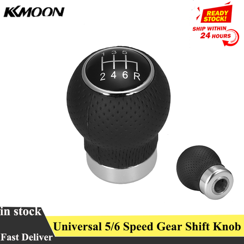 Universal Manual Gear Shift Knob Car Styling Shifter Stick Lever Adapter Manual 5 Speed / 6 Speed Transmission Car Accessories ► Photo 1/6