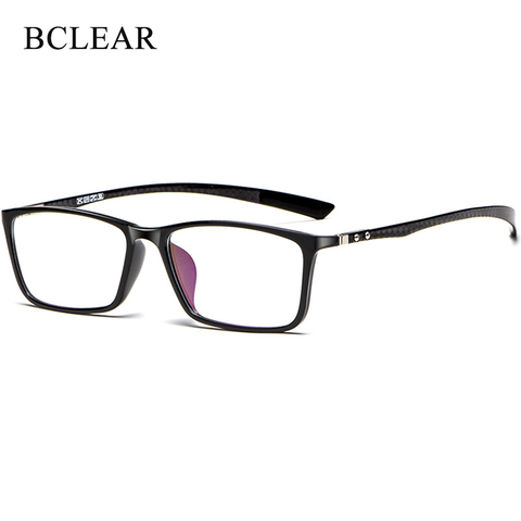 BCLEAR Ultralight Carbon Fiber Optical Glasses Frame Business Myopia Hyperopia Eyeglasses Frames Spectacles Men Women Fashion ► Photo 1/6