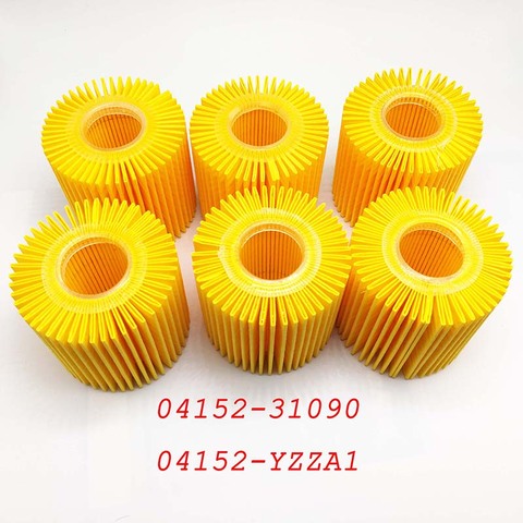 Yubao 6Sets Oil Filter Kits  for Toyota Avalon Camry Highlander RAV4 Sienna Tacoma Venza Lexus 04152-YZZA1 04152-31090 ► Photo 1/4