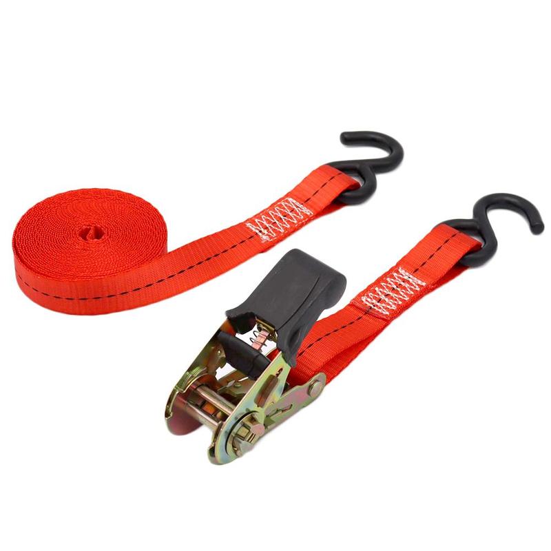 Buy Online Ratchet Tie Down Cargo Straps Lashing Package Webbing Hold Secure Ratchet Belt Moving Hauling Trucks Motorcycle Ratchet Straps Alitools