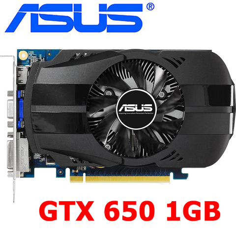 ASUS Original GTX 650 1GB Video Card 128Bit GDDR5 Graphics Cards for nVIDIA Geforce GTX650 Hdmi Dvi VGA Cards On Sale Used ► Photo 1/3