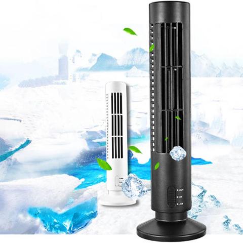 Portable USB Bladeless No Leaf Air Conditioner Cooling Cool Desk Electric Fan ► Photo 1/6