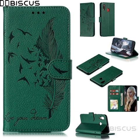 Litchi Leather Flip Case For Samsung Galaxy M31s A31 A41 A51 A71 A01 M11 A21s M21 M31 A10s A20s A20e A30s M01 M51 Wallet Cover ► Photo 1/6