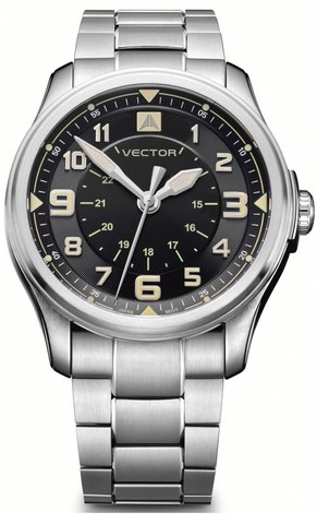 Watch wrist vector v8-018412 black quartz men's watch vector brand gift for boyfriend husband ► Photo 1/4