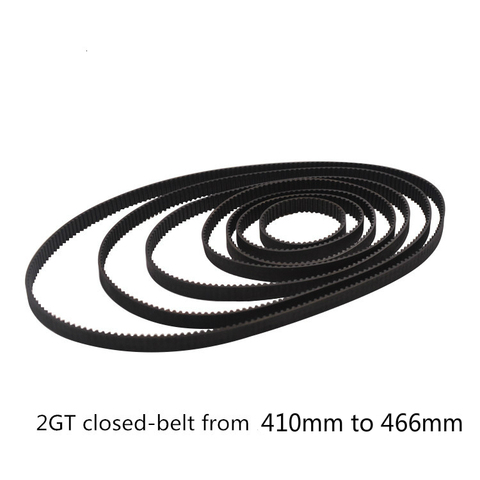 GKTOOLS C-10 3D Printer GT2 6mm Closed Loop Rubber 2GT Timing Belt Length  410 420 426 430 436 440 444 450 460 466mm ► Photo 1/3