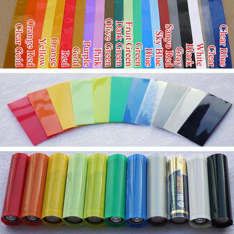 20pcs AA Battery PVC Heat Shrink Tube Width 23mm Length 53mm Insulated Film Wrap Protect Case Pack Wire Cable Sleeve ► Photo 1/3