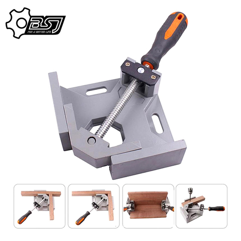 90 Degree Adjustable Carpenter Clip Angle Clamp Woodworking Frame Clip Tools Right Angle Aluminum Alloy Single Handle Tool Clamp ► Photo 1/6