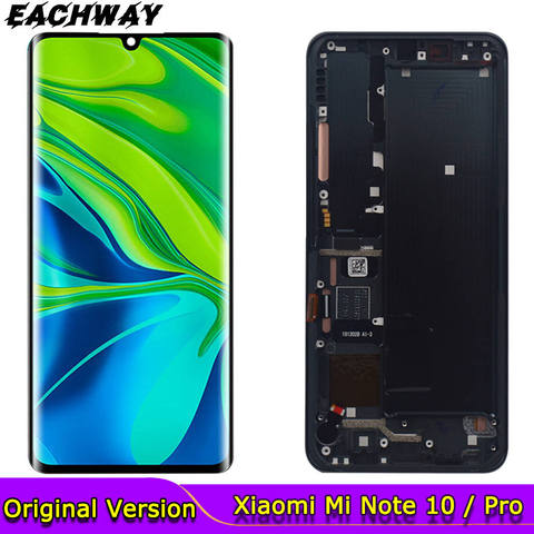 6.47 New Original Super Amoled For Xiaomi MI Note 10 Pro MI note 10 Lite LCD Display  Screen +Touch Screen Digitizer Assembly ► Photo 1/6