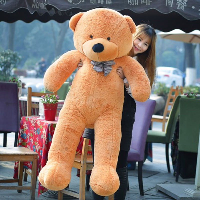 60CM to 200CM cheap giant unstuffed empty teddy bear bearskin coat