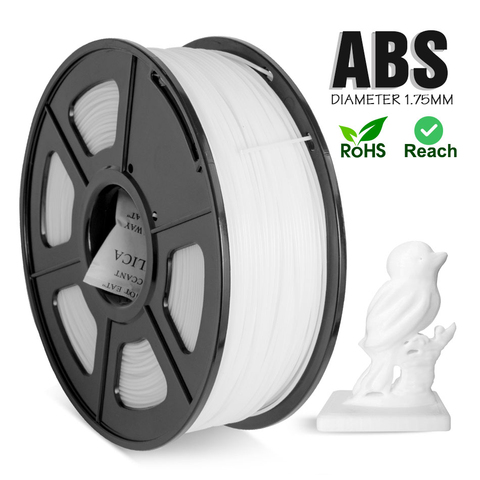 ABS 3D Printer Filament 1.75mm 1kg  Accuracy +/- 0.02 mm 100% no bubble Fast Delivery For Business abs пластик ► Photo 1/1