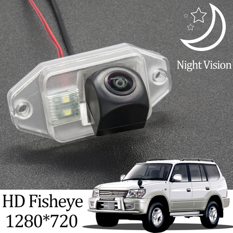 Owtosin HD 720P Fisheye Rear View Camera For Toyota Land Cruiser Prado 90 1996–2002 Car Vehicle Reverse Parking Accessories ► Photo 1/6