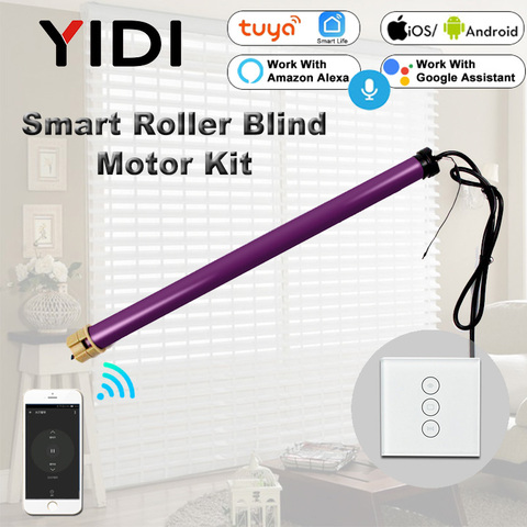 35mm Tubular Motor Roller Blinds Shutter Motor 110V 220V Electirc Smart Wifi Curtain Motorized Rolling Blinds Tuya Smart Home ► Photo 1/6