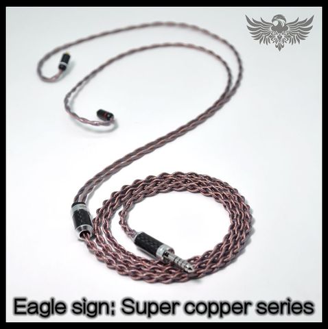 Super copper series 4-core thick OCC cable 0.78MM MMCX 4.4MM 2.5MM Headset upgrade cable ► Photo 1/6