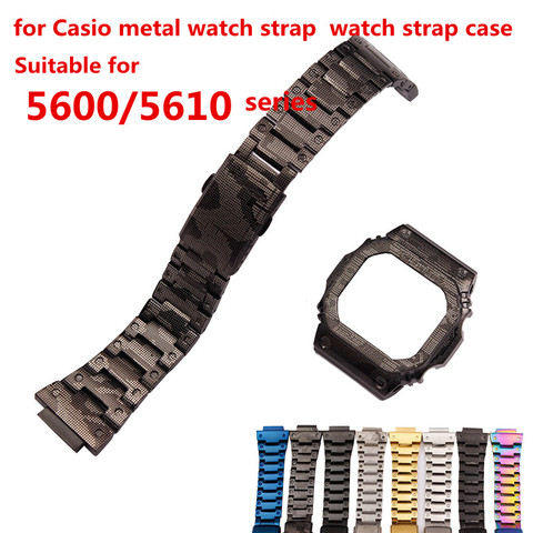 Watch accessories suitable for Casio G-SHOCK DW-5600 5035 GW-M5610 camouflage case strap ► Photo 1/6