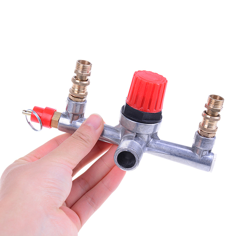 Outlet Tube Alloy Air Compressor Switch Pressure Regulator Valve Fitting Part Suit For Piston Air Compressor ► Photo 1/6