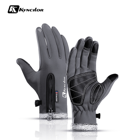 New Outdoor Sports Winter Waterproof Hiking Gloves Anti-skid Warmer Full Finger Touch Screen ciclismo Hiking Gloves Men Women ► Photo 1/6