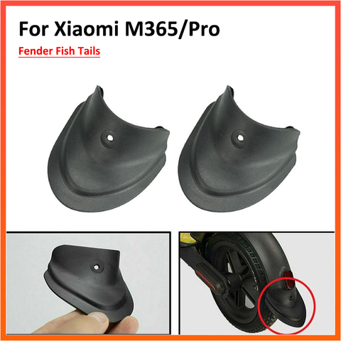 Rear Fender Mud Retaining For Xiaomi M365 Pro Fender Fish Tails Electric Scooter Accessories 2pcs ► Photo 1/6