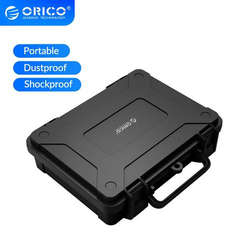 ORICO 3.5 Inch HDD Protection Box with Water-proof Shock-proof Dust-proof Hard Driver Case Safety Lock Snap Design ► Photo 1/6