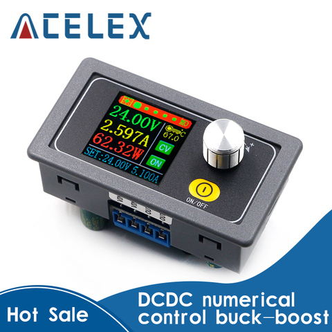 DCDC numerical control buck-boost adjustable DC regulated power supply module constant voltage constant current solar charging ► Photo 1/6