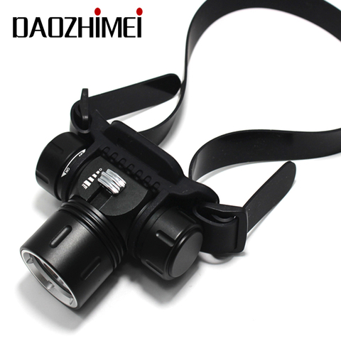 50 Meters Underwater Diving lights Lighting Headlights 6000 lumens XML L2 Led Scuba Dive Headlamp Waterproof Head Torch Lamp ► Photo 1/6