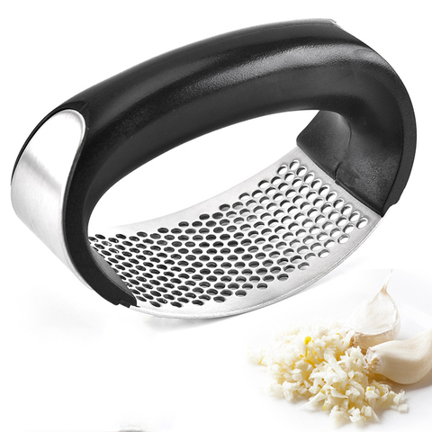 304 Garlic Press Household Manual Garlic Press Device Kitchen Press With Box Squeezer Handheld Ginger Garlic Tools  Easy Operate ► Photo 1/5