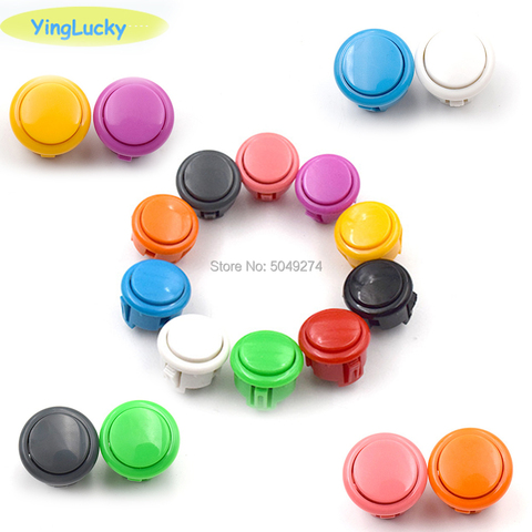 10 PCS Arcade button 30mm round button copy SANWA OBSF-30 obsf-24 button JAMAE MAME DIY parts ► Photo 1/6