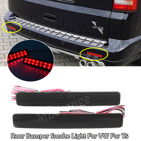 2 PCS Rear Bumper Smoke Light For VW For T5 Transporter For Caravelle For Multivan 03-11 Tail Light Brake Light Taillights fog ► Photo 1/6