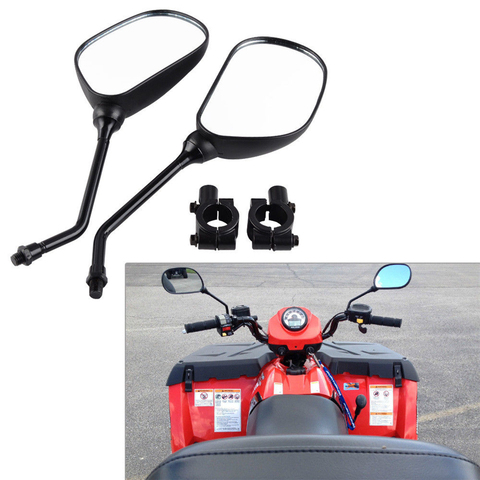 For 22mm Universal ATV Rear View Side Mirrors For Can-Am DS250 Outlander 500 570 650 800 850 1000 ► Photo 1/5