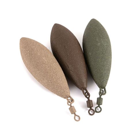 Fishing Sinker Lead Weight Oval Shape Weights Swivel Tackle Carp Leads Accessories 71g/85g/99g/127g/142g ► Photo 1/6