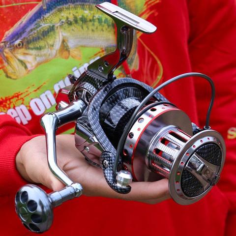 Lieyuwang 1000-12000 5 Size ALL METAL 13+1 Ball Bearings Feeder Carp Metal Fishing Reel Spinning Reel Big Trolling Fishing Reels ► Photo 1/6