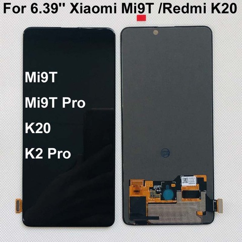 AAA Original Amoled for 6.39'' Xiaomi Redmi K20 LCD Display Touch Screen Digitizer Assembly for Xiaomi Mi 9t for Redmi K20 Pro ► Photo 1/6