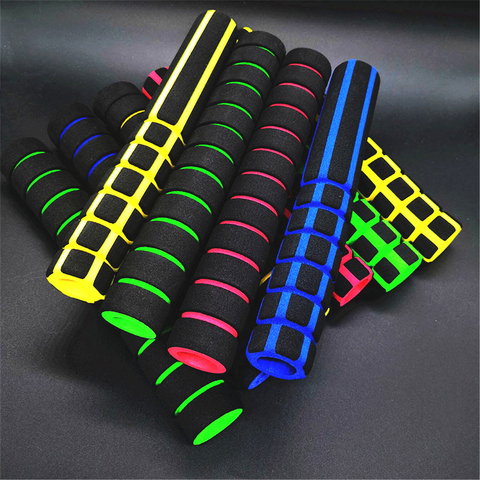 2Pcs Bike Racing Bicycle Motorcycle Handle Bar Foam Sponge Grip Cover Non-slip Soft Handlebar Bike Bar 22cm Long Bicycle Grips ► Photo 1/6