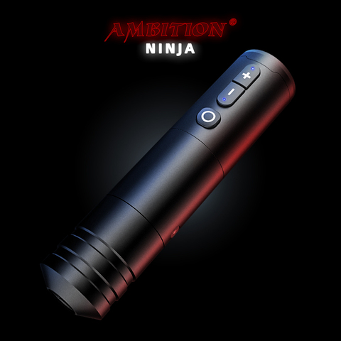Ambition Wireless Tattoo Machine Pen Strong Hit Brushless Motor 1950 mAh Lithium Battery Fast Charge for Travel Portability ► Photo 1/6
