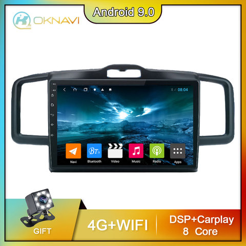 OKNAVI  4G+64G Newest Android 9.0 Car Accessories Video Player For Honda Freed 2008-2016 Navigation GPS DSP WIFI 2 din Radio DVD ► Photo 1/6