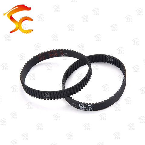 2PCS GT2/2M Timing belt 140-2GT-6MM in closed loop GT2 140 Length=140mm Teeth=70 width=6mm for 3D printer ► Photo 1/6