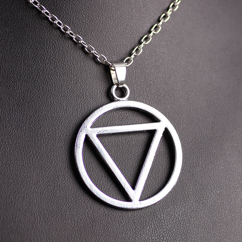 Naruto Akatsuki Hidan Ninja Jashin Necklace Trinity Symbol Baptism Catholicism Anime Religious Pendant New Jewelry Wholesale ► Photo 1/6